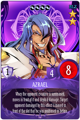 Advice text: <i>AZRAEL is a battle-crazed soldier who always looks for fights with [the] strong. Once in battle, he turns into a maniac who attacks everyone, whether friend or foe. His alias is "The One Who Carries the Death."</i>