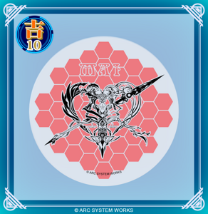 Marukaji Lottery BlazBlue Merchandise Coaster 02.png