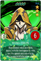 Advice text: <i>YUUKI=TERUMI is one of the Six Heroes who defeated the Black Beast during the [Dark War]. He may seem laid back and simple, but is actually very cunning and sly. He has a very cold and cruel personality, and enjoys the act of destruction.</i>