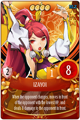 Advice text: <i>IZAYOI is the form of TSUBAKI=YAYOI with the power of Zero [Type]: IZAYOI awakened. She convicts all sins based on her own justice.</i>